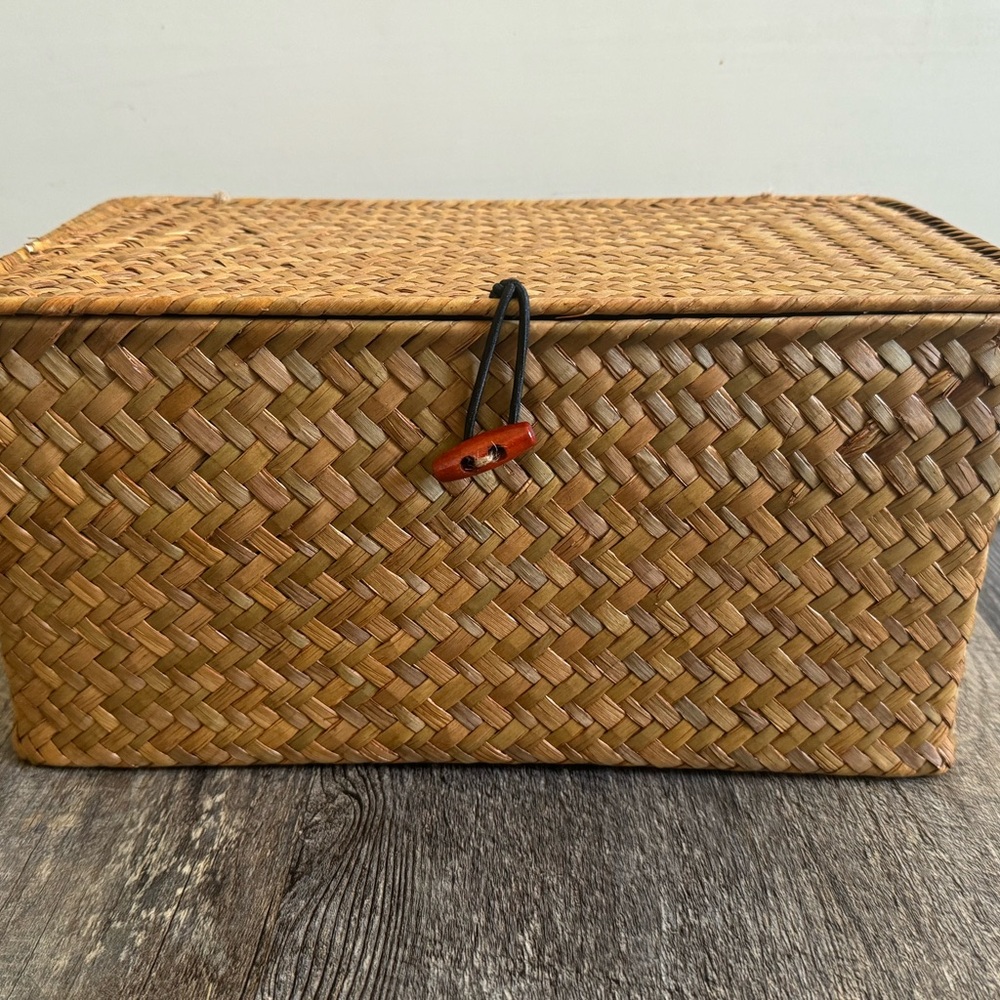 Natural Woven Storage Basket